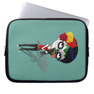 Capa Para Notebook Assustador Diâmetro de Los Muertos Menina