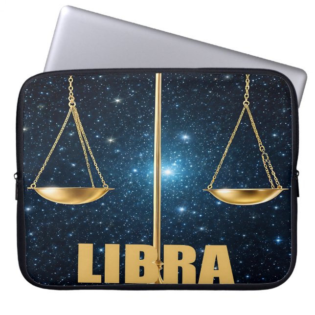Capa Para Notebook Astrologia Libra (Frente)