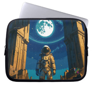 Capa Para Notebook Astronaut Beneath the Celestial Gate