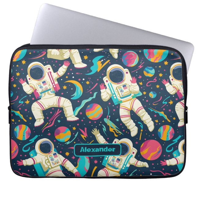 Capa Para Notebook Astronauta para Crianças Bonitas Personalizado (Frente)