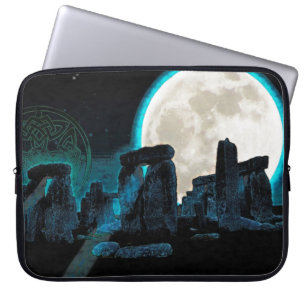 Capa Para Notebook Astronomia Celta Stonehenge, Lua e Estrelas