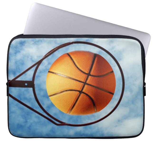 Capa Para Notebook Atiradas quentes de basquete ao ar livre, (Frente)