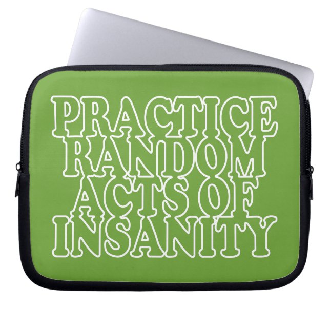 Capa Para Notebook Atos aleatórios de bolsas de laptop personalizadas (Frente)