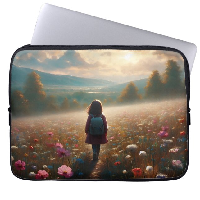 Capa Para Notebook Através dos Blossoms - Caminho de Aventuros (Frente)