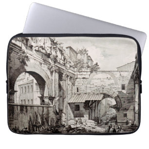 Capa Para Notebook Átrio do Pórtico de Otávia em Roma