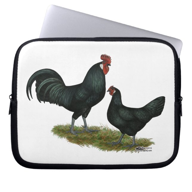 Capa Para Notebook Augsburger Chickens (Frente)