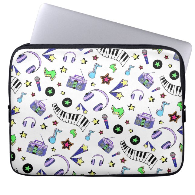 Capa Para Notebook Aumente a música (Frente)