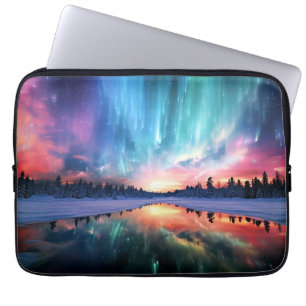 Capa Para Notebook Aurora Boreal, Luzes do Norte,