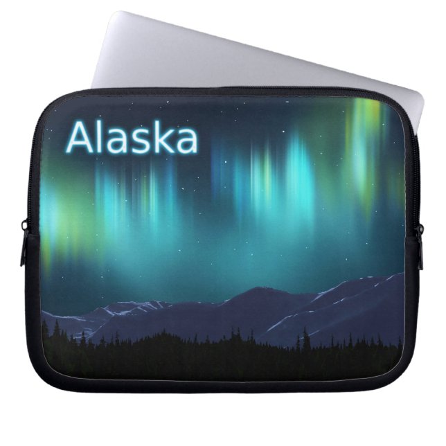Capa Para Notebook Aurora Borealis (Frente)
