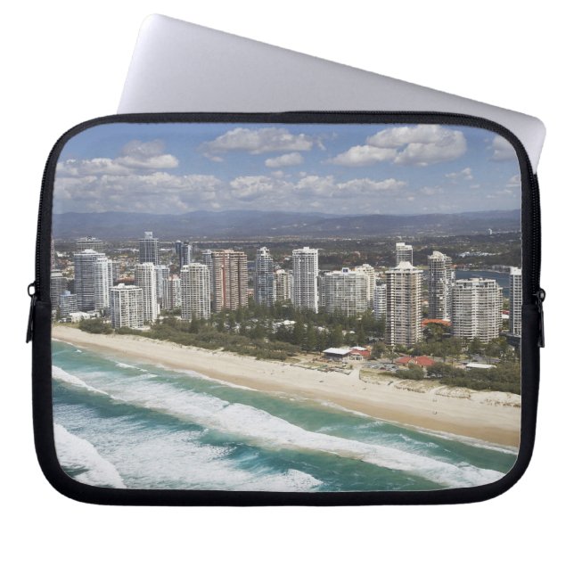 Capa Para Notebook Austrália, Queensland, Gold Coast, Main Beach - (Frente)