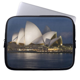 Capa Para Notebook Austrália, Sydney. Casa da Ópera à noite em