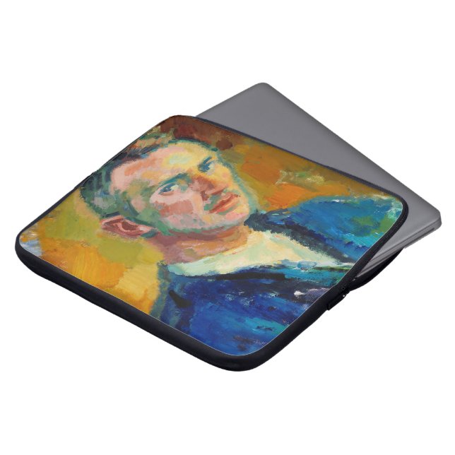 Capa Para Notebook Autorretrato (por Magnus Enckell) (Frente Topo)