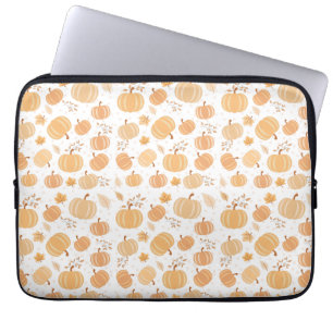 Capa Para Notebook Autumn Harvest Pumpkin e Folha de Folha