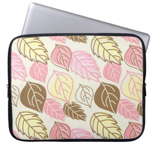 Capa Para Notebook Autumn Splendor: Leaf Seamless Pattern