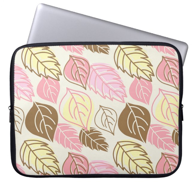 Capa Para Notebook Autumn Splendor: Leaf Seamless Pattern (Frente)