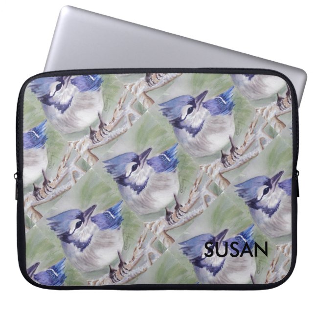 CAPA PARA NOTEBOOK AVE AZUL (Frente)
