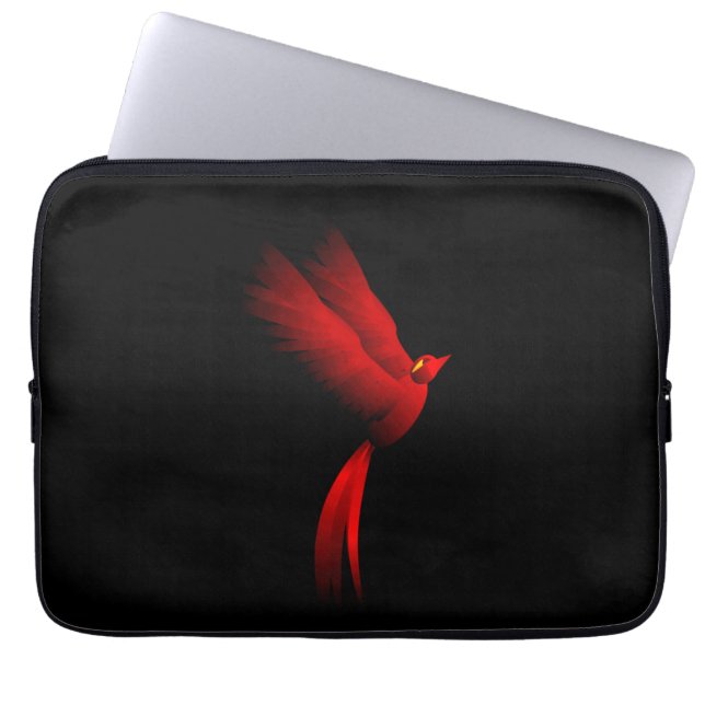 Capa Para Notebook Ave Red Fire (Frente)