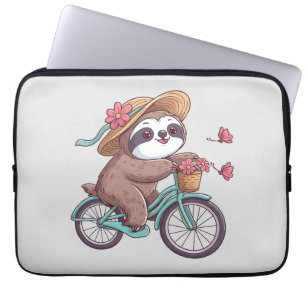 Capa Para Notebook Aventura a lama na bicicleta, a lama cômoda numa b