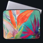 Capa Para Notebook Aves Vivas do Paraíso<br><div class="desc">"Vivid Birds of Paradise",  por Jennifer Paxton Parker. Apresenta Pássaros de flores do Paraíso em cores brilhantes e vívidas.</div>