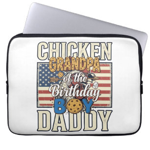 Capa Para Notebook Avô do Menino do Aniversário Biscoito Leite Camisa