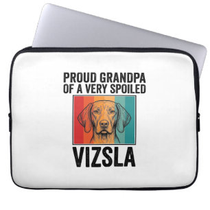 Capa Para Notebook Avô Orgulhoso Vizsla Design Vintage Amante de Cães