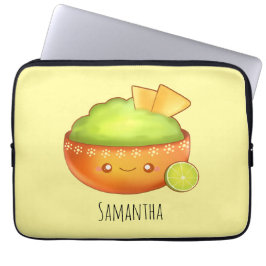 Capa Para Notebook Avocado Guacamole E Chips Tortilla