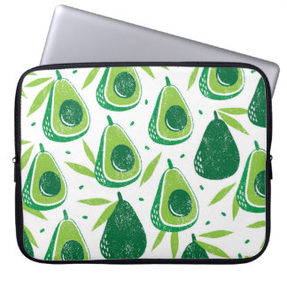 Capa Para Notebook Avocado, selo texturizado, padrão perfeito.