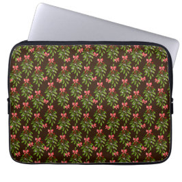 Capa Para Notebook Azevinho de Natal - Capinha de Laptop