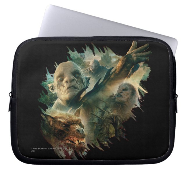 Capa Para Notebook Azog, Narzug e Gráfico Bolg (Frente)