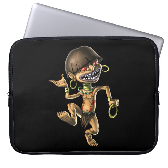 Capa Para Notebook Aztec Criatura Chaneque (Frente)