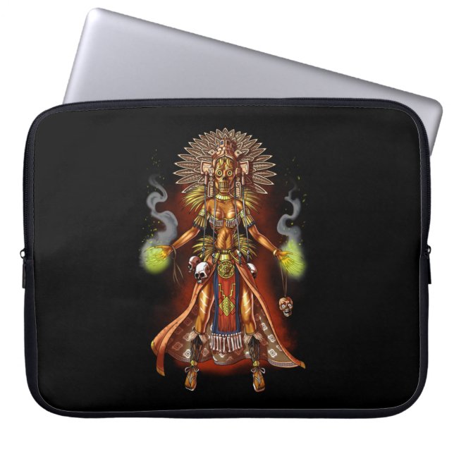 Capa Para Notebook Aztec mitologia Deus Manágua (Frente)