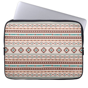 Capa Para Notebook Aztec Rusts Creme Misturado de Motifs Padrão