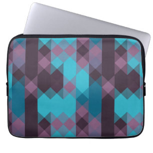 Capa Para Notebook azul pavão, roxo, azul topázio e trovão