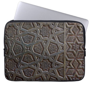 Capa Para Notebook Azulejo cerâmico de padrão islâmico