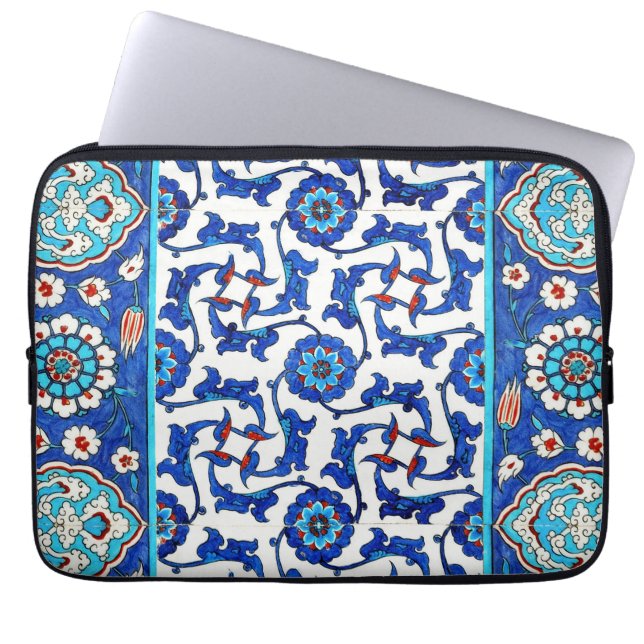 Capa Para Notebook azulejo do iznik (Frente)