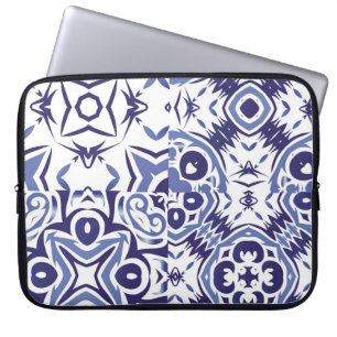 Capa Para Notebook Azulejos azulejo cerâmicos de cor decorativa. Fash