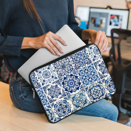 Capa Para Notebook Azulejos do Mediterrâneo, Portugal, Azulejo, Majol