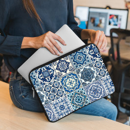 Capa Para Notebook Azulejos do Mediterrâneo, Portugal, Azulejo, Majol