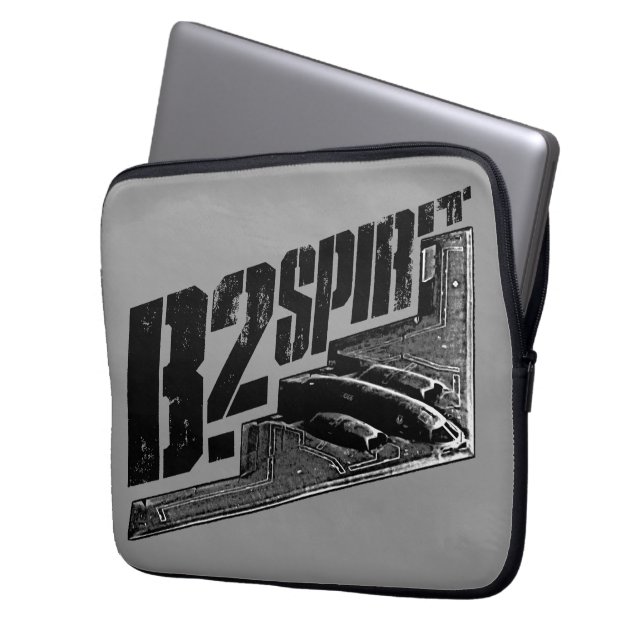 Capa Para Notebook B-2 Bolsa de laptop espiritual de Neoprene 13 pole (Frente Esquerda)