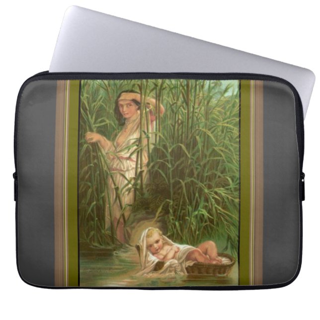 Capa Para Notebook Baby Moses E O Rio Nilo (Frente)