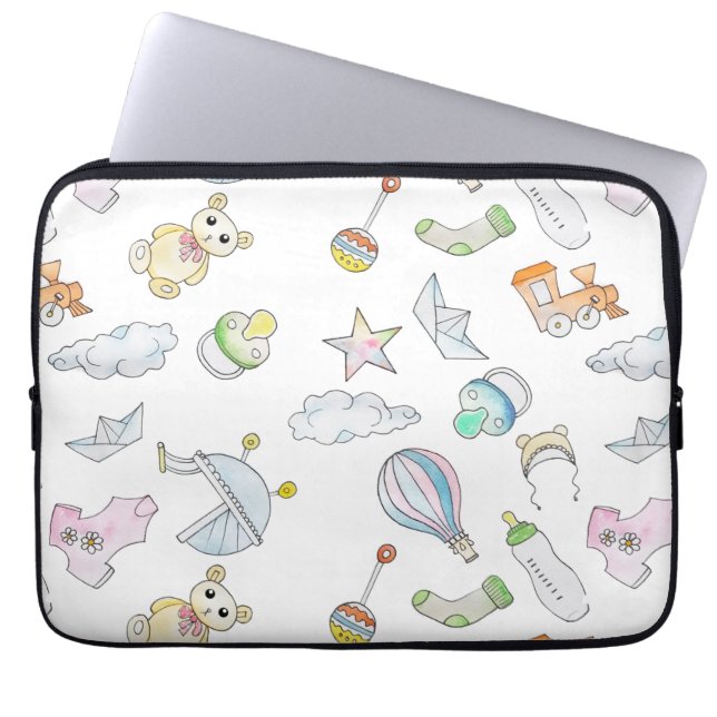Capa Para Notebook Baby Trinkets (Frente)