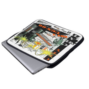 Capa Para Notebook Bag de Eletrônicos de Chat da Cidade
