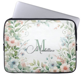 Capa Para Notebook Bag de Eletrônicos Personalizados | Flores Selvage