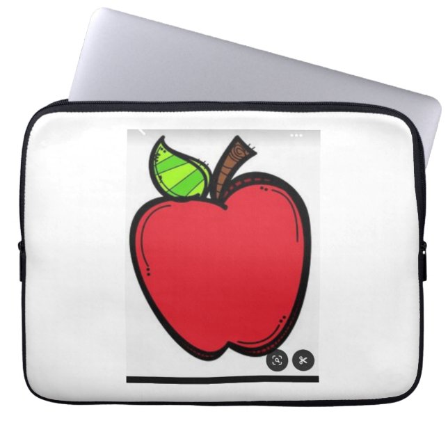 Capa Para Notebook Bag Eletrônicos DE DESIGNAÇÃO DO ÍCONE DO APPLE (Frente)