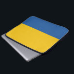 Capa Para Notebook Bag Laptop azul e amarelo<br><div class="desc">Carregar ao redor do seu laptop em estilo neste gabinete azul e amarelo.</div>