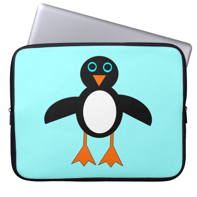 Capa Para Notebook Bag Laptop Pinguim Cujo (Frente)
