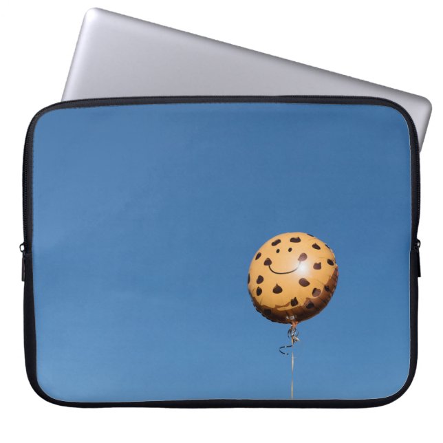 Capa Para Notebook Balão preto e marrom (Frente)