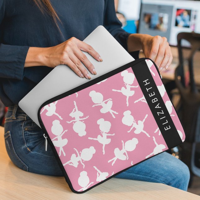 Capa Para Notebook Ballerina, Balés, Dança, Seu Nome (Criador carregado)