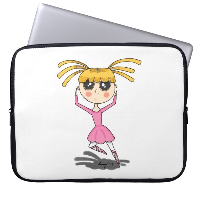 Capa Para Notebook Ballerina Bolsa de laptop (Frente)
