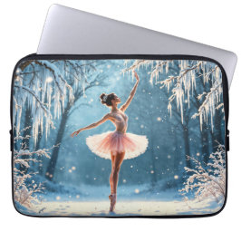 Capa Para Notebook Ballerina, brilhante dança da elegância da moda